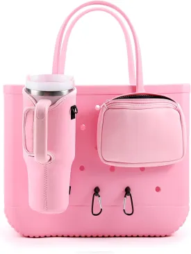 4PCS Organizer Holder for Bogg Bag, Accessories for Bogg Bags, Phone & Cup Holder compatible with Bogg Bag Original