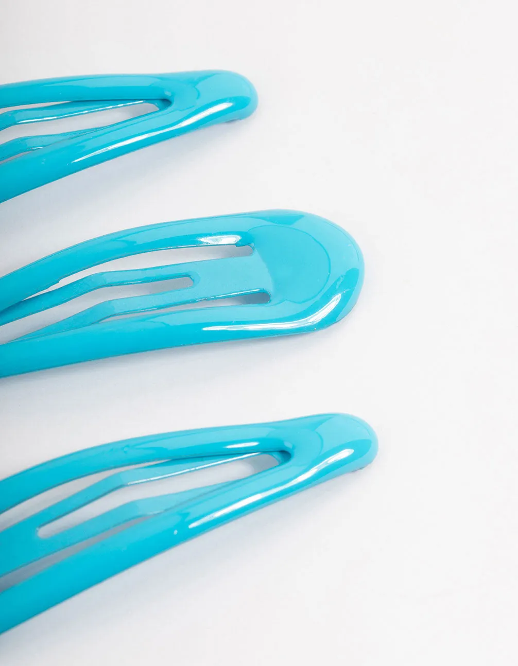 Coated Teal Bubble Snap Clip Pack
