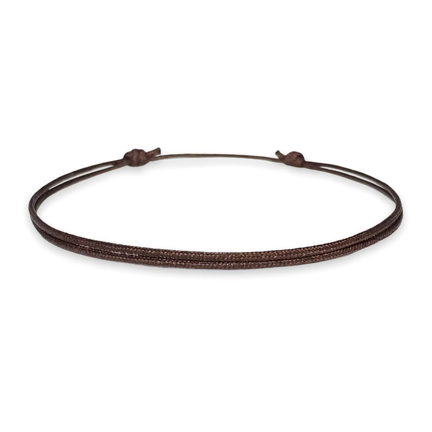 Cord Anklet for Men Women Teen Adult Unisex - Ankle Bracelet Surfer Beach String Anklets Waterproof Adjustable Jewelry Unisex Summer Accessories (one size, Brown)