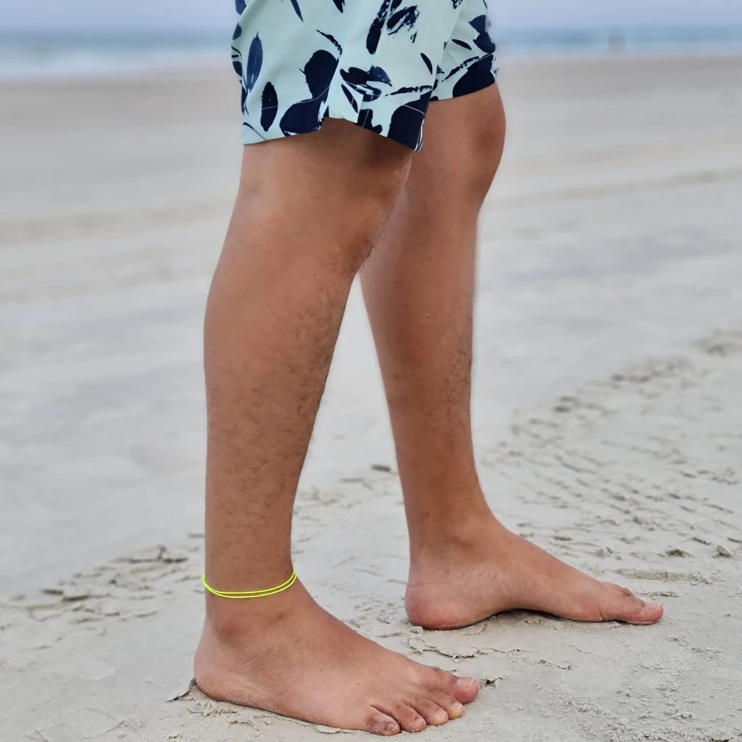 Cord Anklet for Men Women Teen Adult Unisex - Ankle Bracelet Surfer Beach String Anklets Waterproof Adjustable Jewelry Unisex Summer Accessories (one size, Brown)