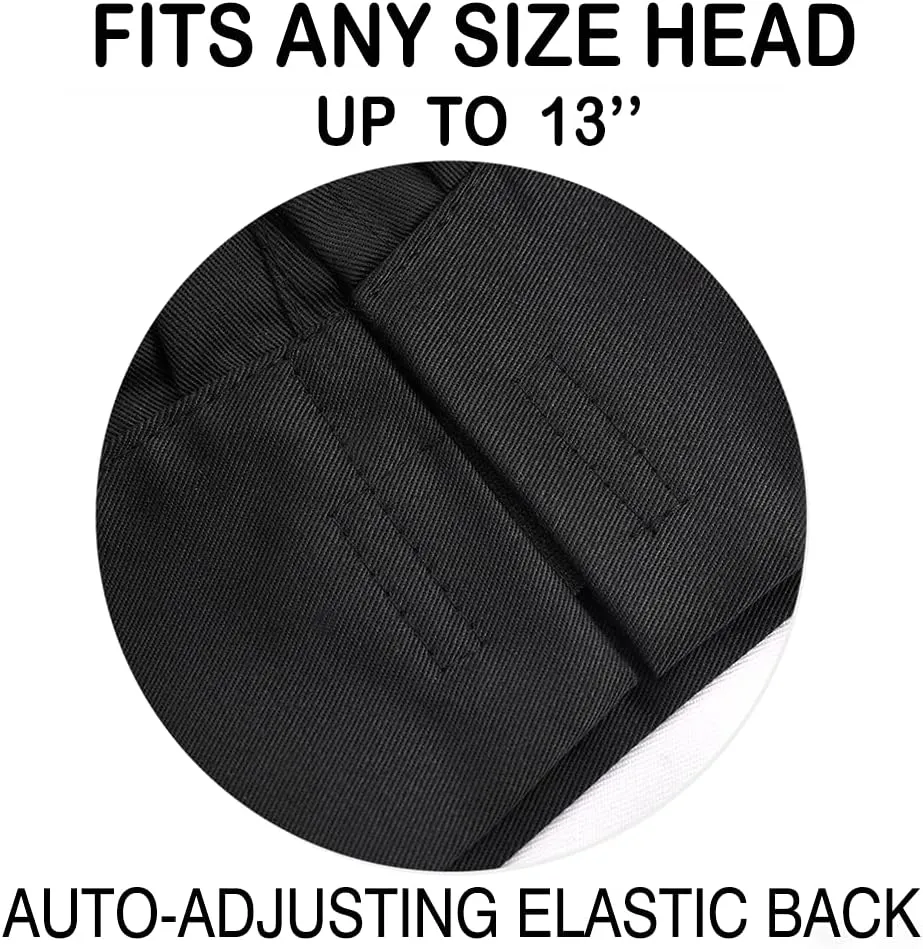 DYJYBMY BBQ Master, Adult Adjustable Kitchen Cooking Hat Funny BBQ Chef Hat for Men Woman Husband Dad BBF