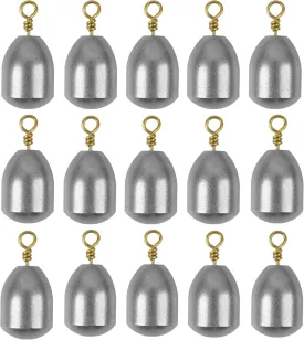 Fishing Weights Sinker,10/20pcs Bass Casting Sinker Weights Iron Weights Bell Sinkers Catfish Weights with Ring Water Drop Fishing Weight Sinkers for Saltwater Freshwater