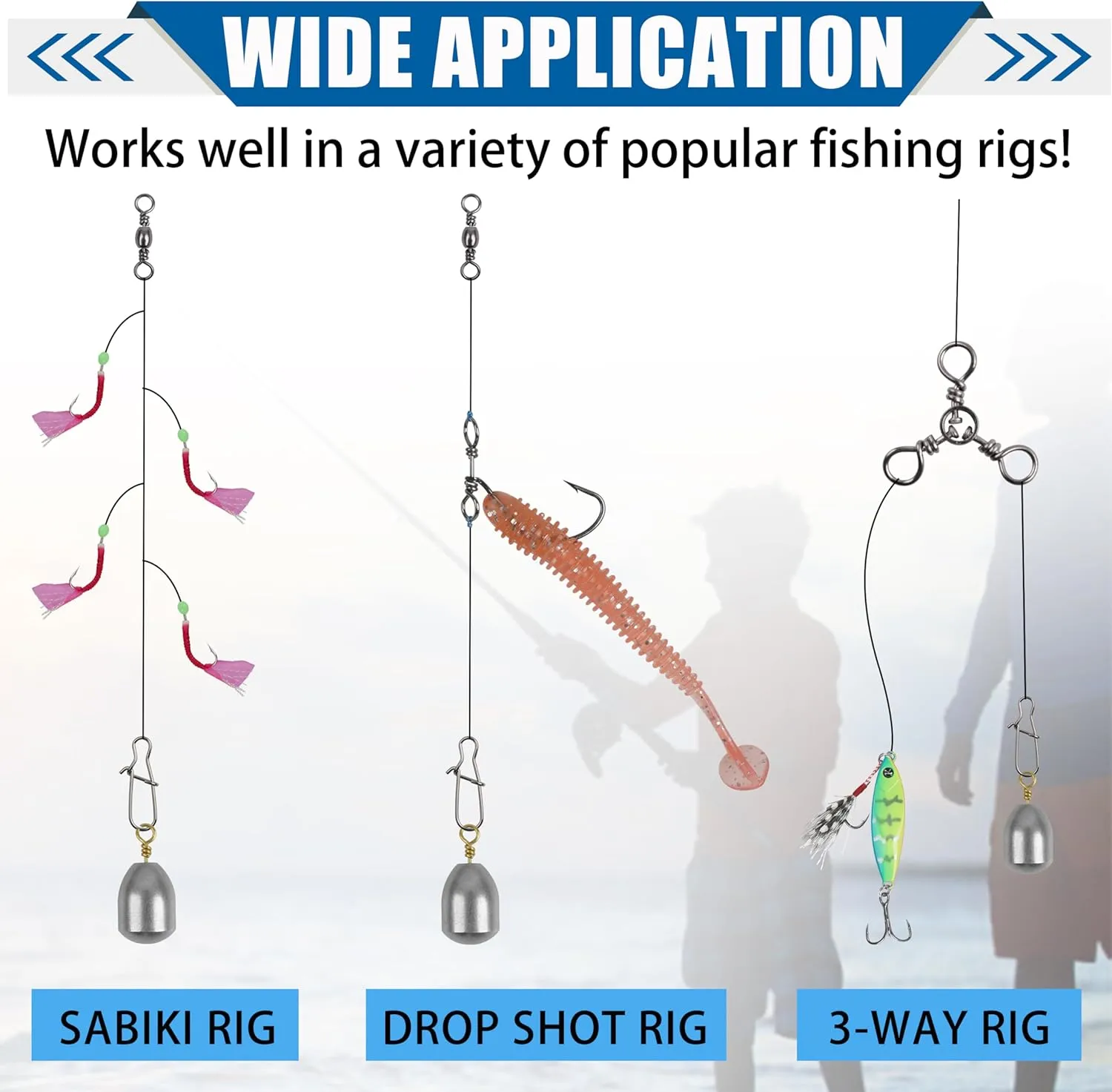 Fishing Weights Sinker,10/20pcs Bass Casting Sinker Weights Iron Weights Bell Sinkers Catfish Weights with Ring Water Drop Fishing Weight Sinkers for Saltwater Freshwater