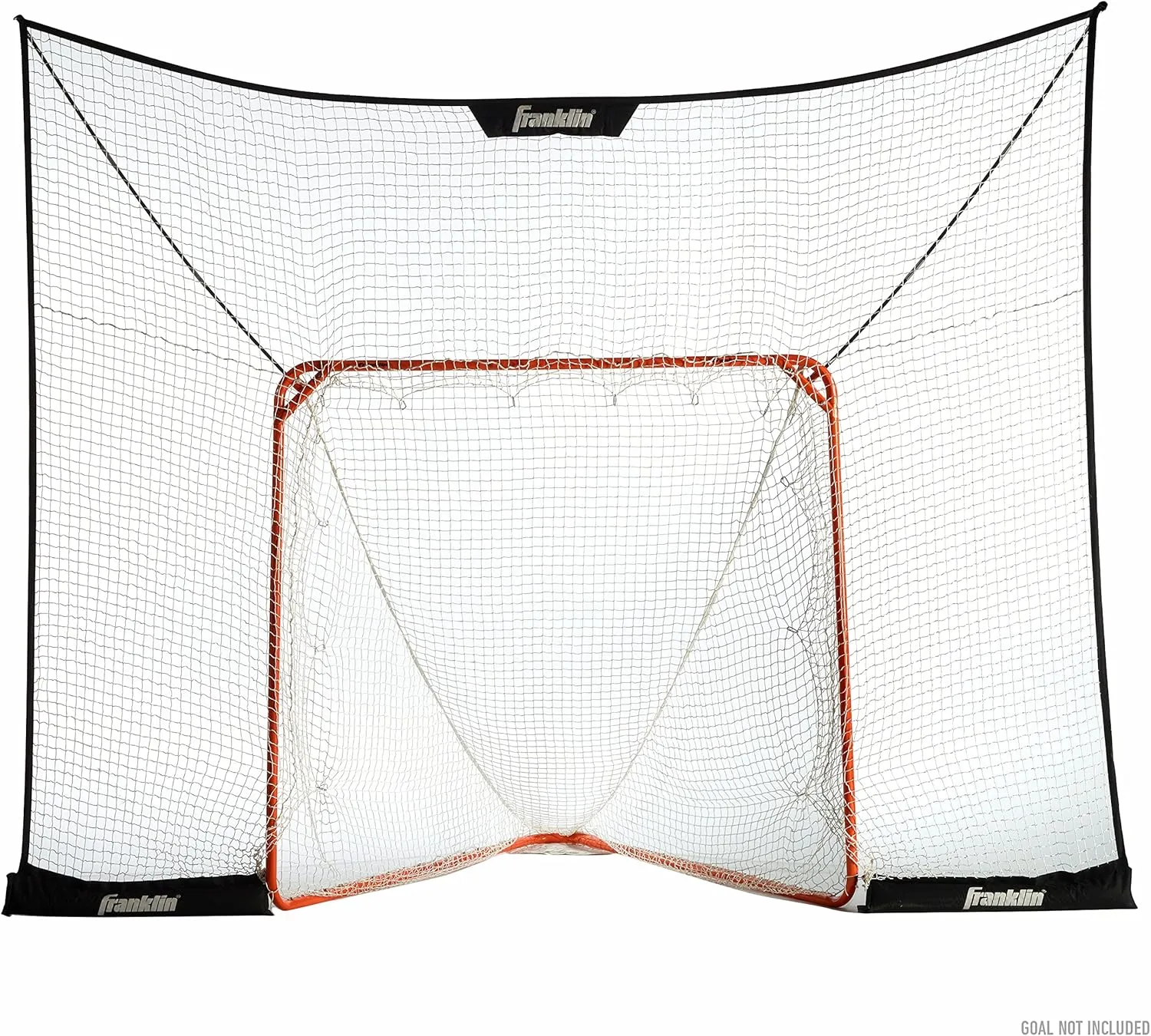 Franklin Sports Lacrosse Backstop Net - Lax Goal Backstop Net for Shooting Training   Practice - Extra Large   Durable - 12' x 9'