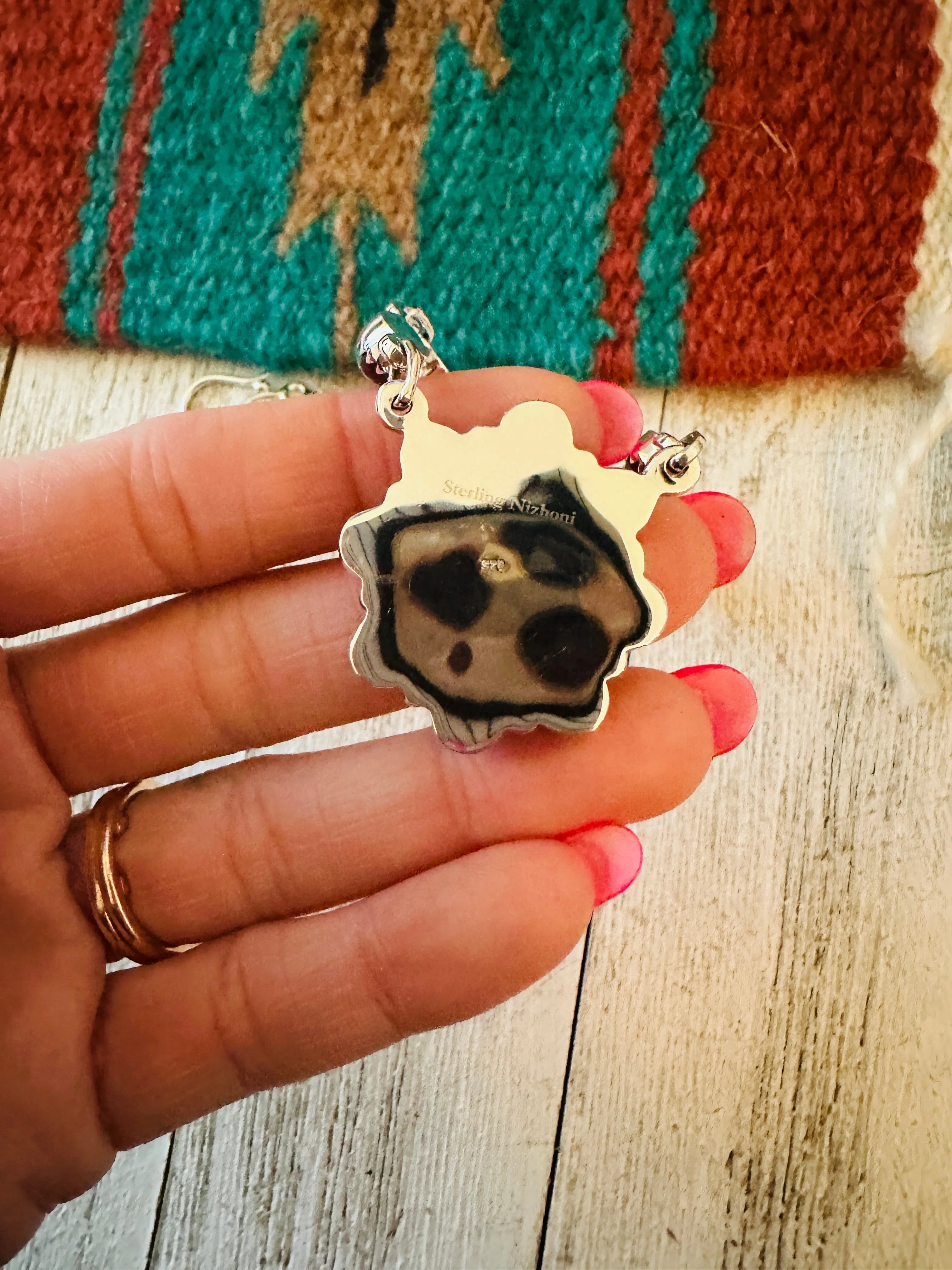 Handmade Sterling Silver & Pink Dream Mojave Necklace