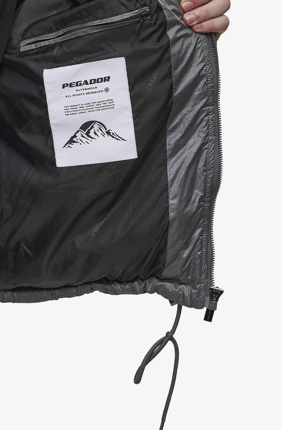 Henry Vintage Oversized Puffer Jacket Anthracite
