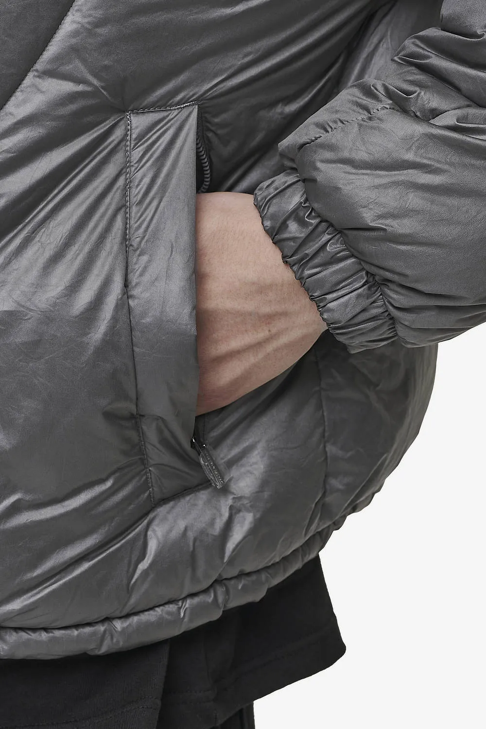 Henry Vintage Oversized Puffer Jacket Anthracite