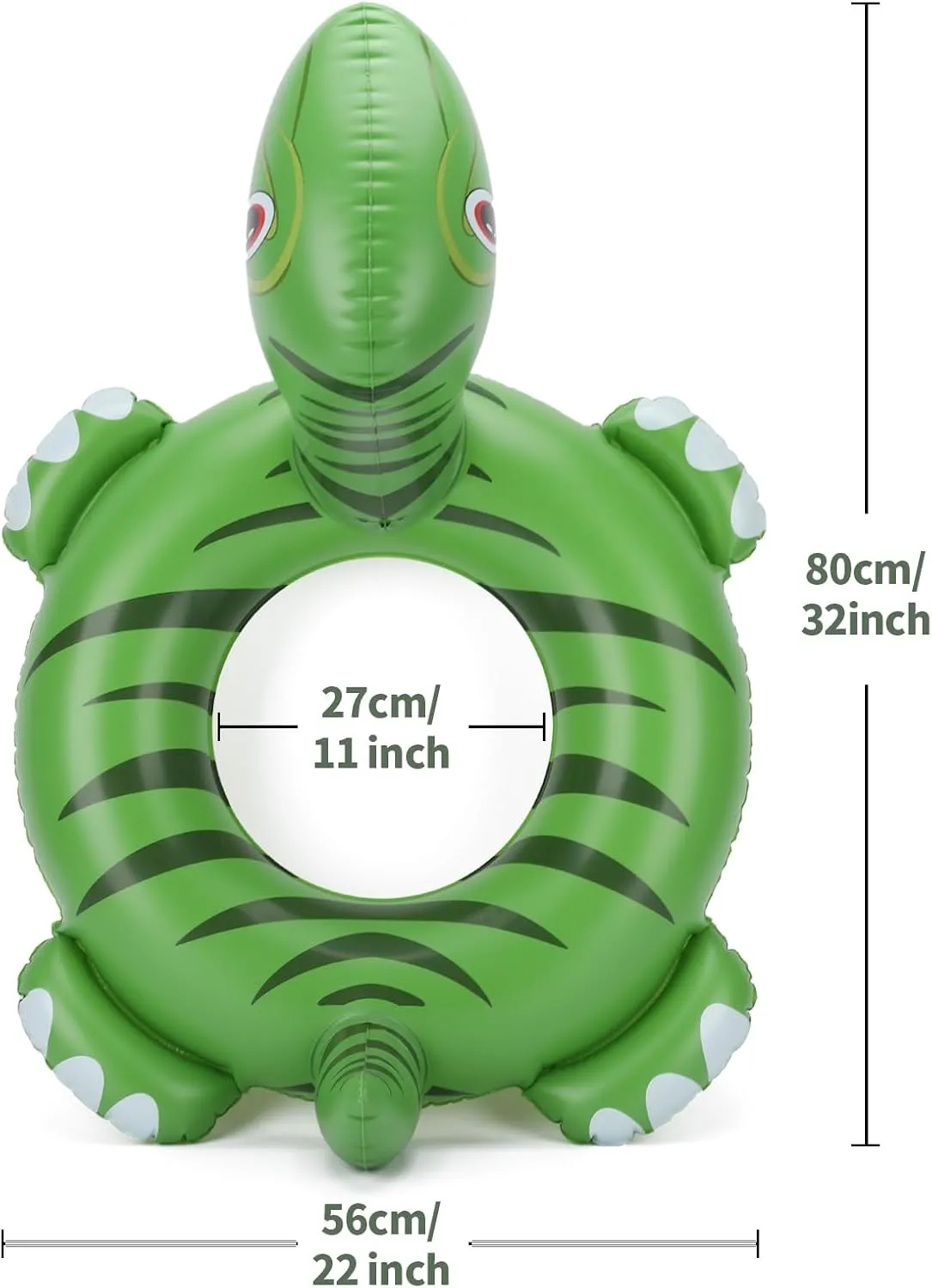 Inflatable Dinosaur Pool Floats for Kids Ages 3-6, Boys Girls Pool Water Floaty Toys - Chindren Swim Tubes Floaties Rings - Ideal for Summer, Beach, Lake, Pool Parties