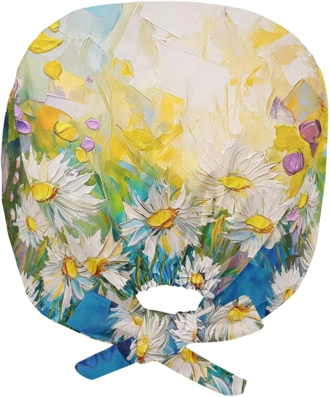 JoyLamoria Novelty Printed Cap with Sweatband Women Men Adjustable Tie Back Hats for Paiting
