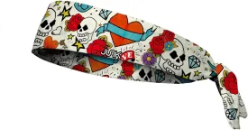 JUNK Brands Wreckless Hearts-FT Wreckless Hearts Flex Tie Headband