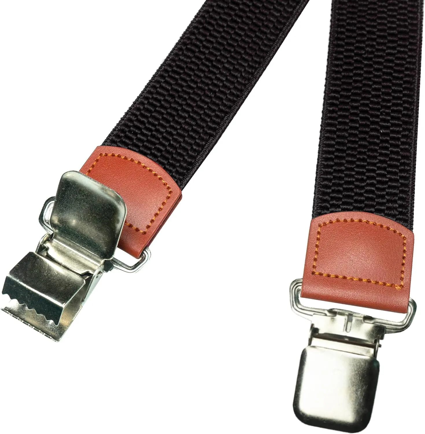 Mens Suspender with Very Strong Metal Clips 3.8cm Wide Heavy Duty Suspender