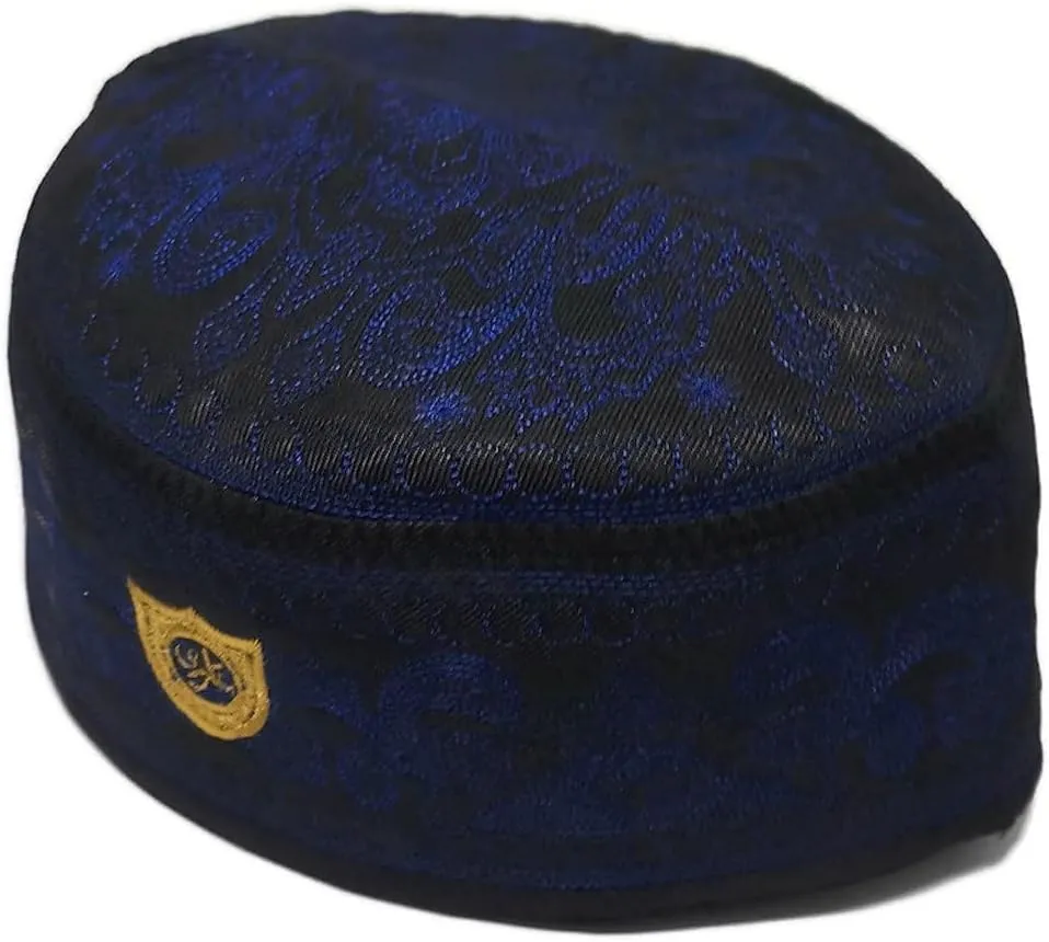 Muslim Kufi Hat for Men ALW011 Islam Prayer Skull Cap Unique Design Topi Ramadan Eid Gift