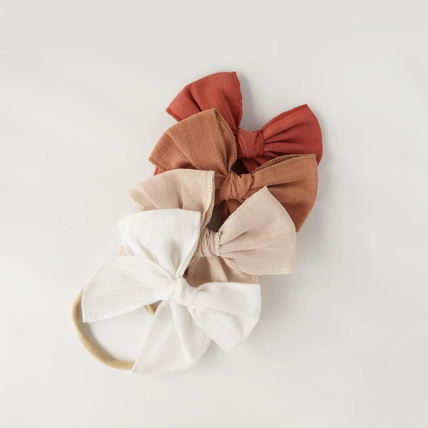 Niceye Baby Girl Bows and Headbands, Stretchy Nylon Hairbands Hair Bows for Newborns, Infants, Toddlers - Handmade Baby Hair Accessories for Girls