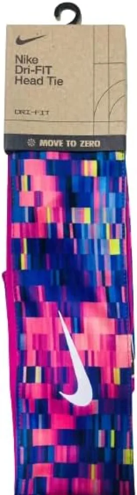 Nike DRI-FIT Head Tie 3.0 Reversible Printed (Active Fuchsia/White/White)