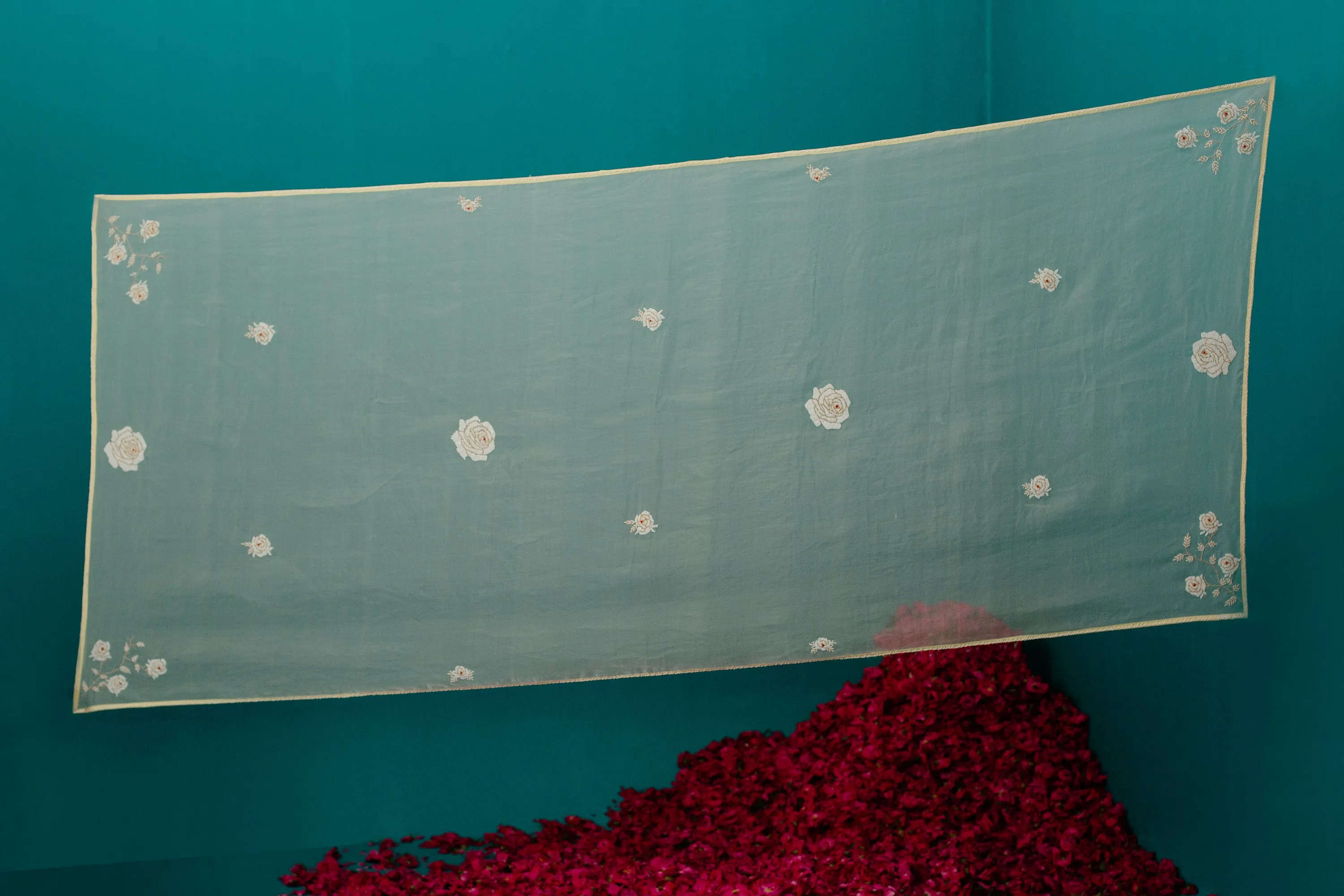 Ombre Yellow Sequence  Sharara
