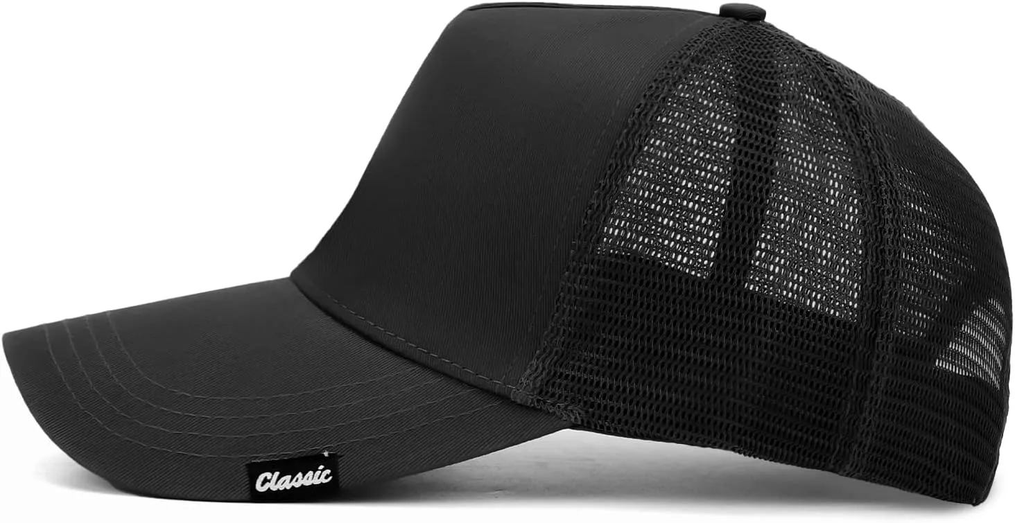 Oversize XXL Baseball Cap for Men, Extra Large Hat for Big Heads 23.6"-25.6", Plus Size Structured Dad Trucker Hats