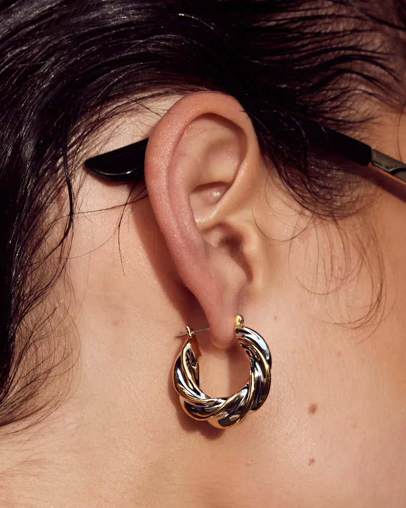 Perry Two-Tone Hoops