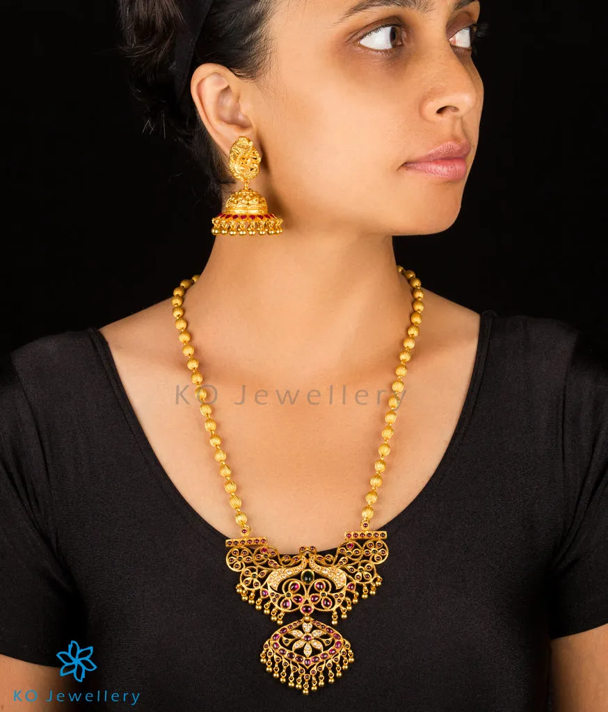 The Abharan Silver Makarakanti Necklace