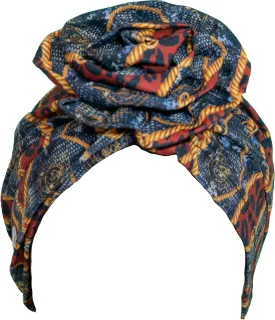 TouchUps Hair Bun Cap Hair Protection Head Wrap Hairbun Cap Wrap African Turban Pattern Headwrap Headscarfs